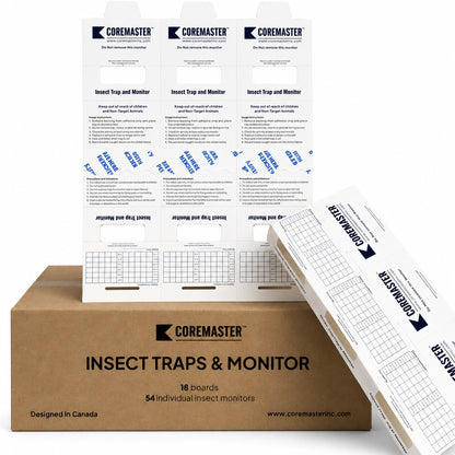 Coremaster Insect Monitor Traps for Roaches, Ants & Crawling Insects