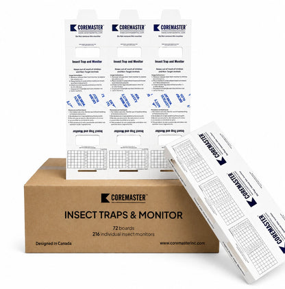 Coremaster Insect Monitor Traps for Roaches, Ants & Crawling Insects