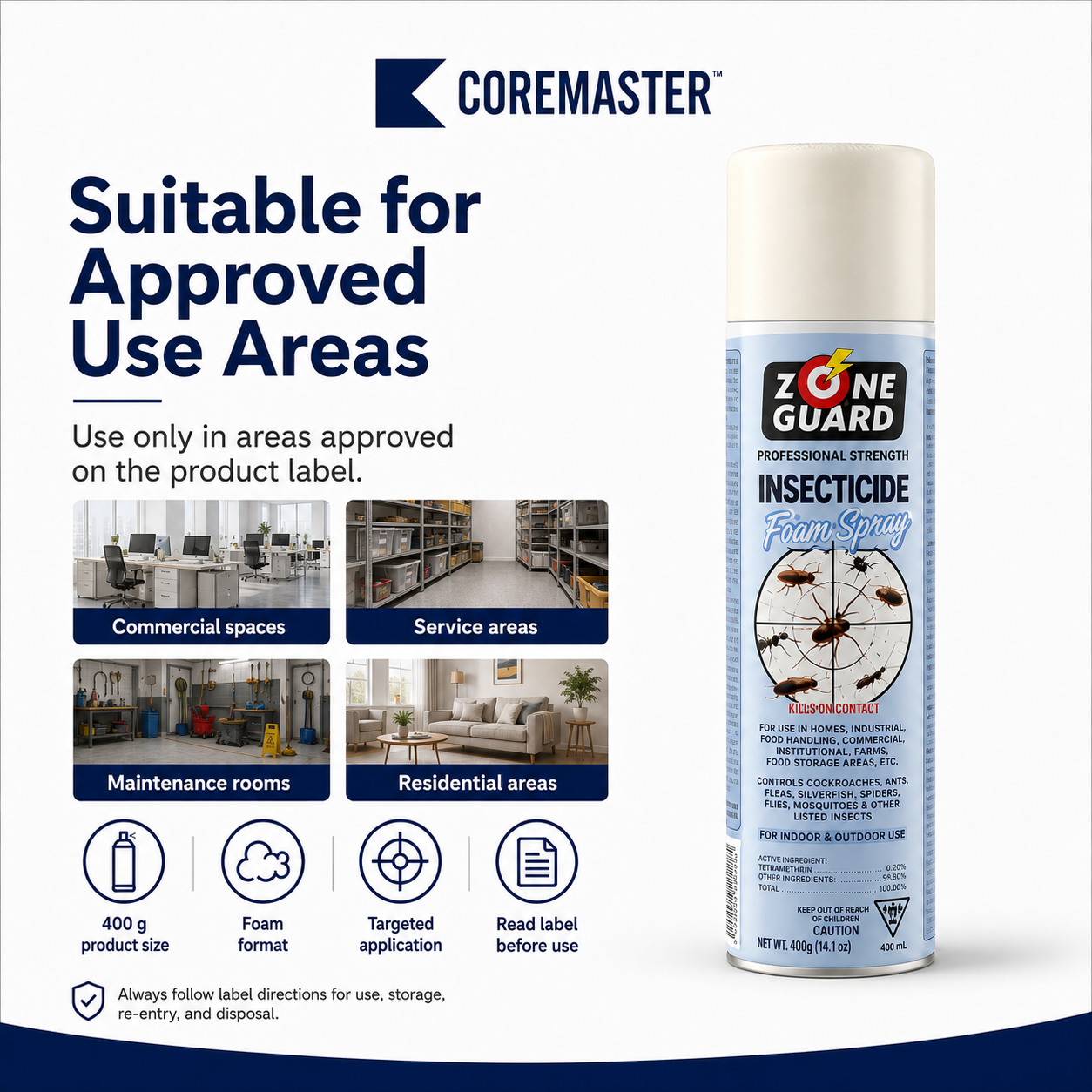 CoreMaster Zone Guard Insecticides Foam