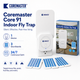 Coremaster Core 91 Indoor Fly Trap – Plug-In UV Light Trap with Glue Boards for Flies, Gnats & Moths