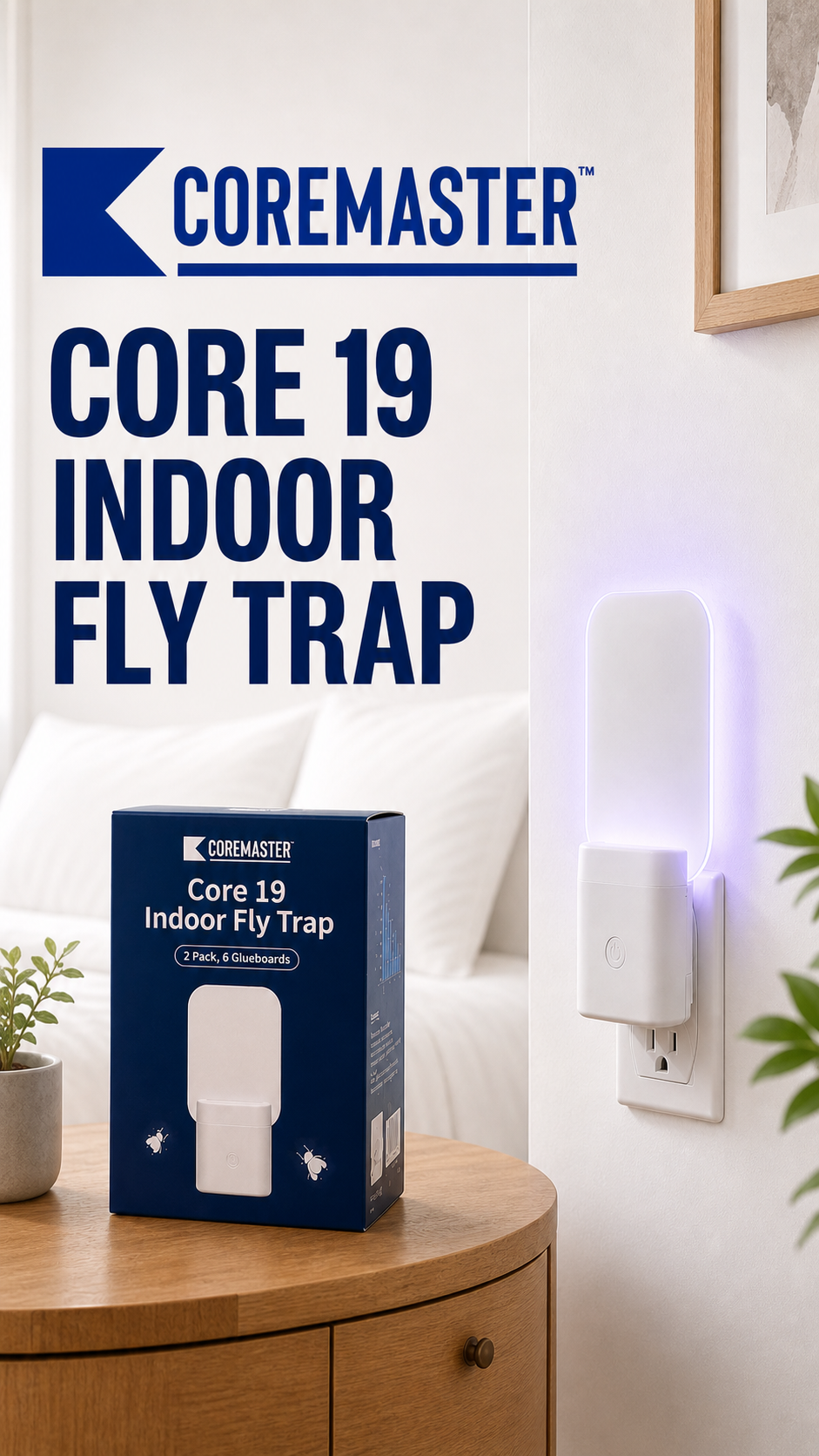 Coremaster Indoor Fly Trap UV Gnat Catcher core 19