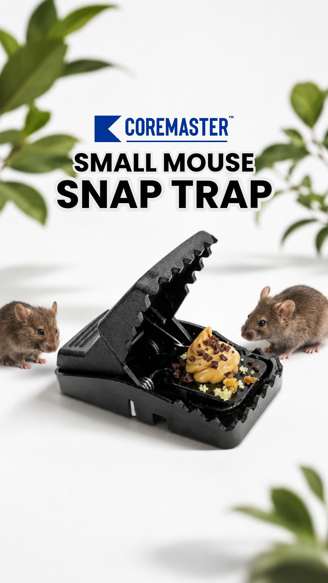 Coremaster Professional Rodent Snap Traps for Rats & Mice