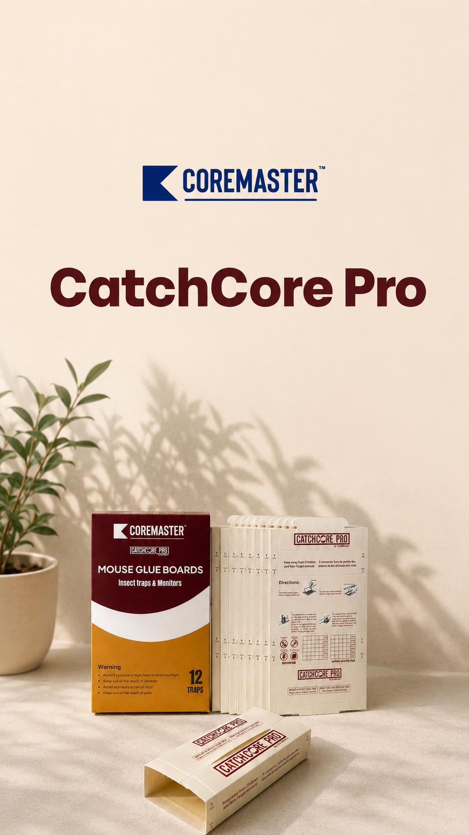 Catchcore PRO Mouse & Insect Glue Trap