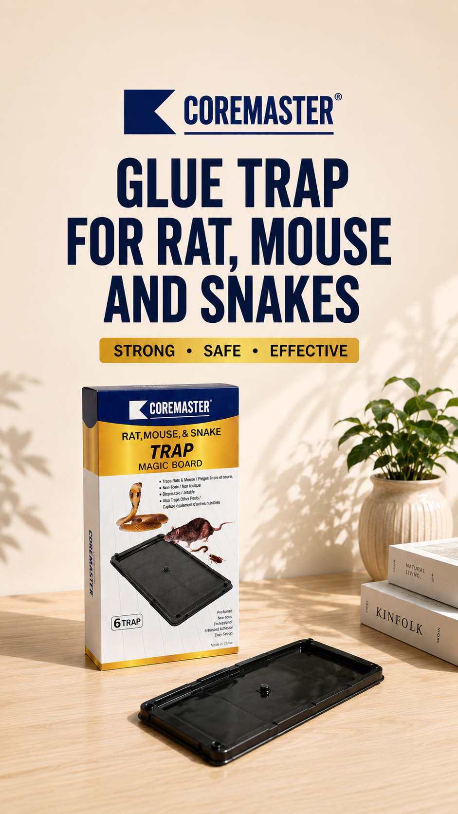 Coremaster Glue Traps for Rats, Mice & Snakes